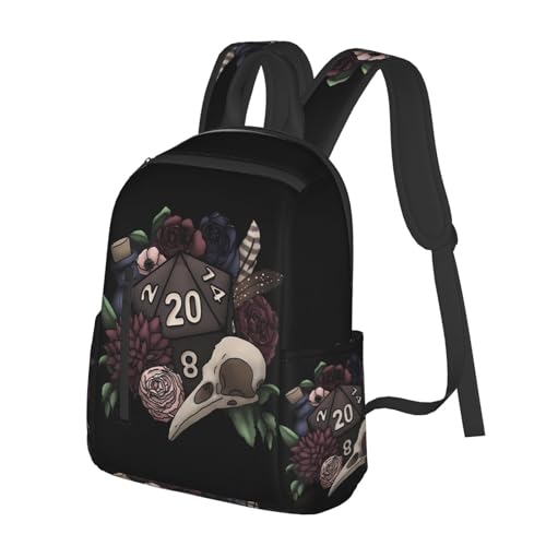 Dungeonss Game Backpack Dragons Backpack Casual Travel Daypack Laptop Bag for Men's Women's2