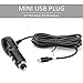 Dash Cam Charger Mini USB, Car Charger with USB Port Compatible with APEMAN, Rexing, Byakov, AKASO, Crosstour, Trekpow, Pruveeo, OldShark, Garmin and Most Other Dash Cam, Android Devices. (11.5FT)