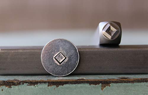 4mm Diamond Shape Metal Punch Design Stamp - Supply Guy - CH-384