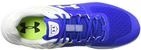 Under Armour Men's Yard Low ST Baseball Shoe, Royal (401)/White, 7 | Image 4