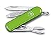 Price comparison product image Victorinox Classic SD Mini Swiss Army Knife, Camping Pocket Knives, 7 Functions, Blade, Keyring, Green