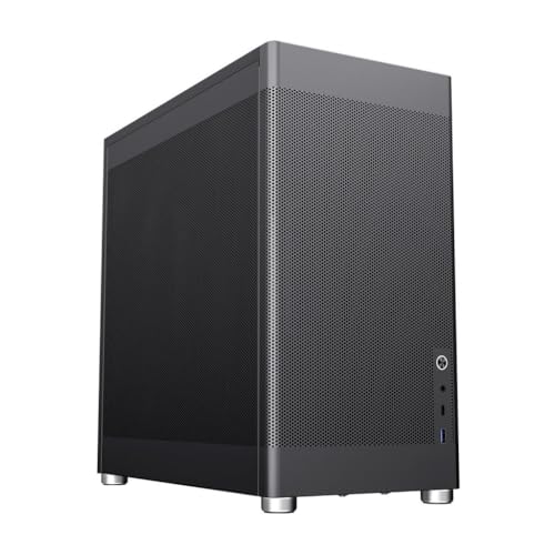 CoolBox MP1 - Caja PC ATX, Rejillas Full Mesh con Airflow Optimizado, USB-C Frontal, Tarjetas Gráficas hasta 355 mm, Soporta hasta 6 Ventiladores, Compatible con Refrigeración Líquida. Negro