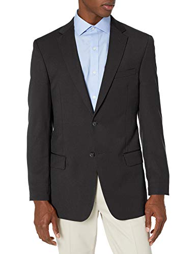 Palm Beach Men's Bishop Suit Separate Jacket, Charcoal Grey, 44 Short