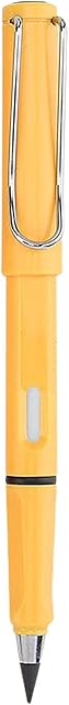 Inkless Pencils Everlasting Pencil, Portable Everlasting Pencil, Reusable Erasable, Metal Inkless Writing Ballpoint Pen, Interchangeable Graphite Nib Pencil, for Students