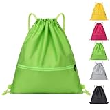 1️⃣ Matériel de haute qualité - Fabriqué en tissu Oxford imperméable et résistant à l'usure, renforcé par des cordons en polyester robustes, ce sac de sport assure une grande durabilité pour une utilisation quotidienne au gymnase ou en déplacement. Idéal comme sac de sport pour hommes et femmes.
