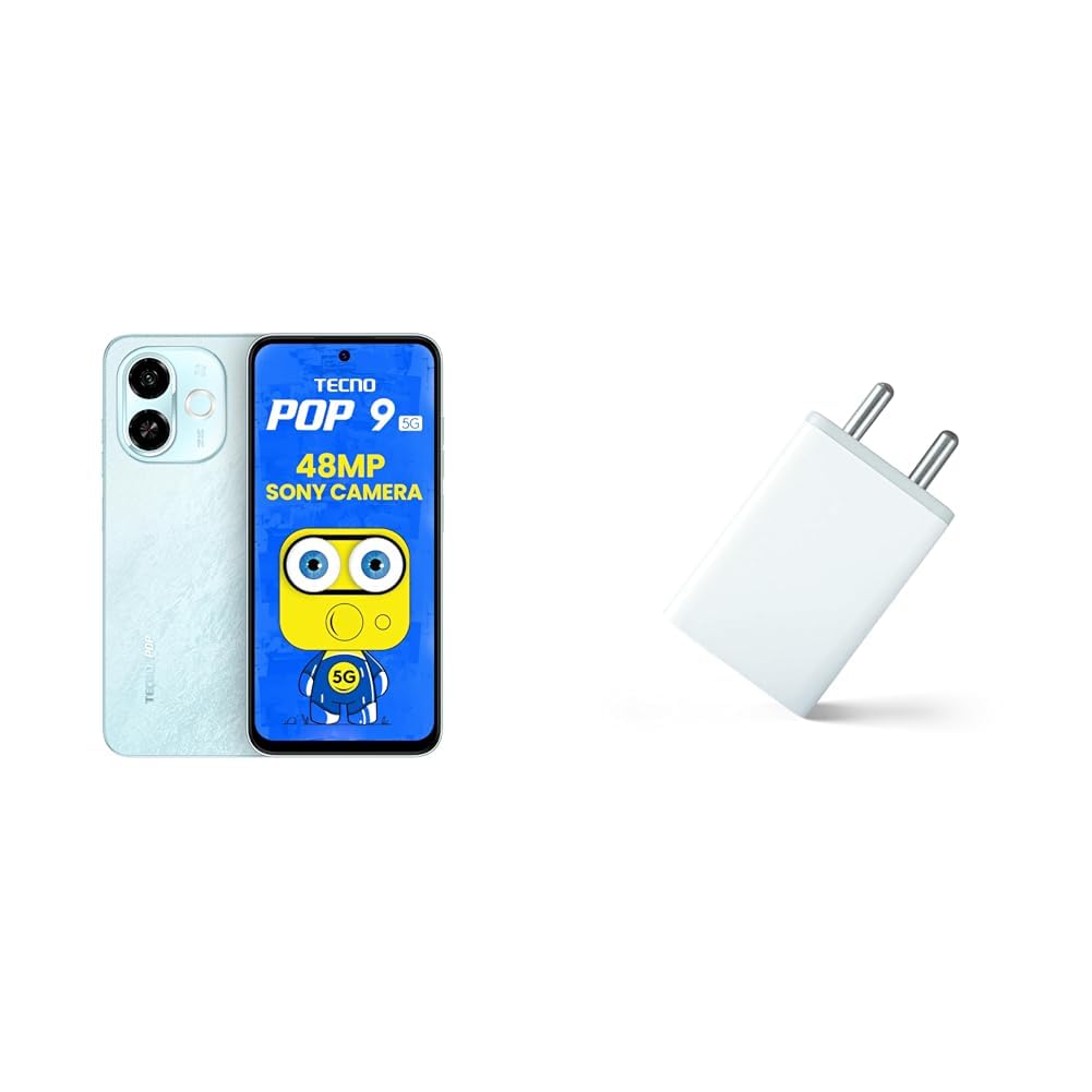 Tecno POP 9 5G Azure Sky 4GB+128GB POP Series 18W Power Adapter Tecno POP 9 5G Azure Sky 4GB+128GB POP Series 18W Power Adapter