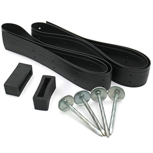 KINGLAKE Lot de 2 cravates pour arbre, chacune de 90 cm, résistantes, réglables, avec boucle pour la prise en charge des arbres, arbustes