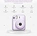 FUJIFILM INSTAX Mini 12 Holiday Bundle 2025 | with Extra Instax Mini Film + 4 Pk AA Batteries & Sunshine Photo Microfiber Cleaning Cloth (10 Items) (40 Sheets, Lilac Purple)