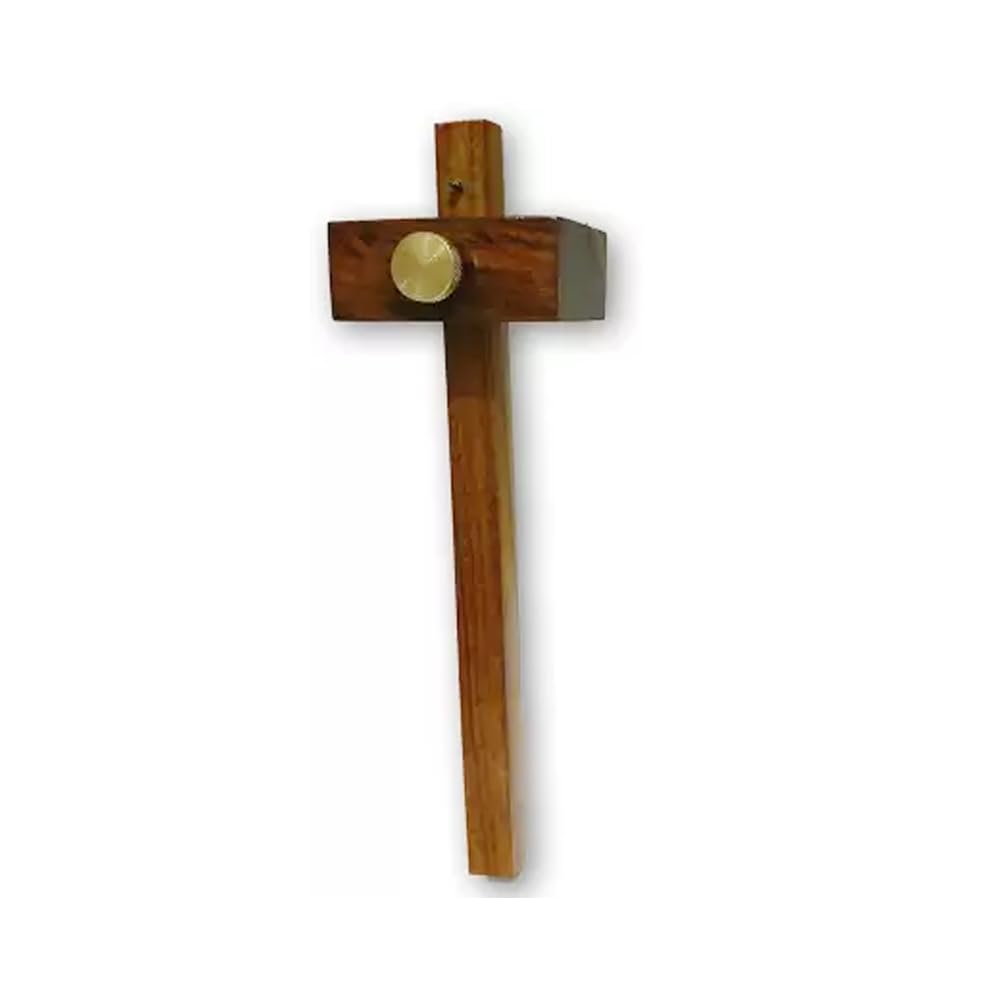 LUXURO 3" Marking Tool Gauge Used Prior to Sawing, Chiseling and Cutting Polished Wood with Brass Nutt-image-5