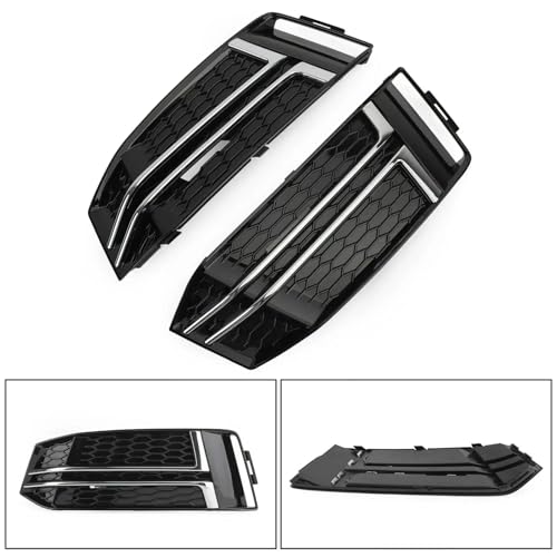 Grille phare antibrouillard A4 B9 résistant aux chocs | Calandre OEM 8W0807682 - 3