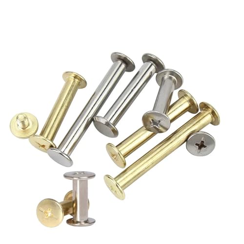 5/10/25 �����b�L�����l�W�ʐ^�X�N���b�v�u�b�N�A���o���u�b�N�|�X�g�����l�W�v�o�b�O�x���g�l�W(Brass Plated,5x12mm-10Pcs)