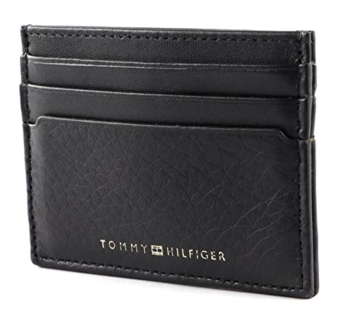 Tommy Hilfiger Portafoglio Uomo TH Premium Leather CC Holder Piccolo