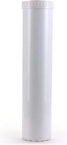 Miniatura 2 de Hydronix EC-4520W - Cartucho de filtro de agua vacío blanco, construcción duradera para preposte, se adapta a carcasas estándar de 4.5 x 20 pulgadas