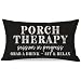 PANDICORN Farmhouse Porch Pillow Cover 12x20 - Welcome To Our Farmhouse, Rustic Home Decor