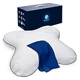 BESSER SCHLAFEN: Das Schmetterling Gesundheitskissen hilft dir beim Einschlafen. Unser HWS Stützkissen ist orthopädisch und kann Nackenschmerzen und Nackenverspannung vorbeugen. Durch Bambus-Aktivkohle für Allergiker besonders geeignet.