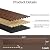 Vellorise 4 Pack Wood Panels for Wall, 94.4" x 12.8" Acoustic Wood Slat Wall Panel for Interior Decor & Noise Reduction, Soundproof Panel, Sound Absorbing 3D Textured Panels - Walnut