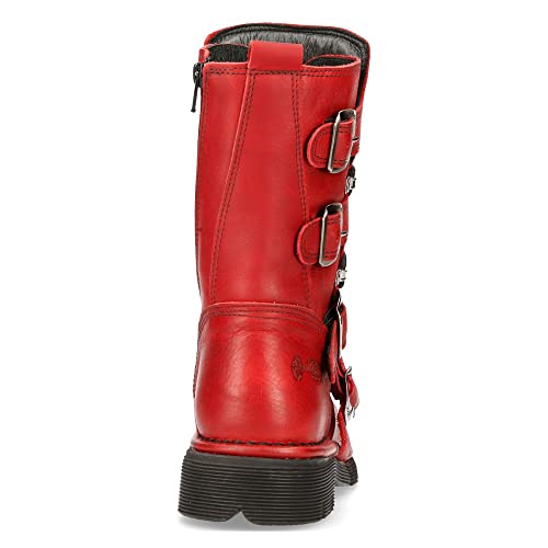 Newrock Nr M.1473 S12 Red - New Rock Boots - Unisex (Eu 40) 9 Us Women/7 Us Men #TOP5