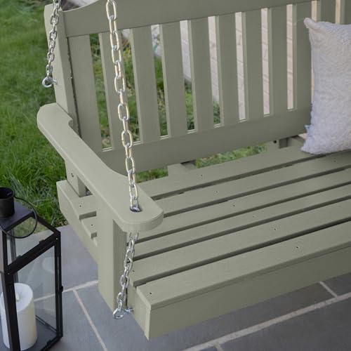 Image of Highwood Lehigh Porch Swing, 4 Feet, Eucalyptus