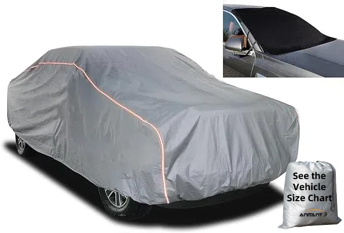 Truck Cover Waterproof All Weather (Gift Windshield Cover) Light Hail Protector Pickup Covers Light Hail Wraps Fit Truck Under 246"