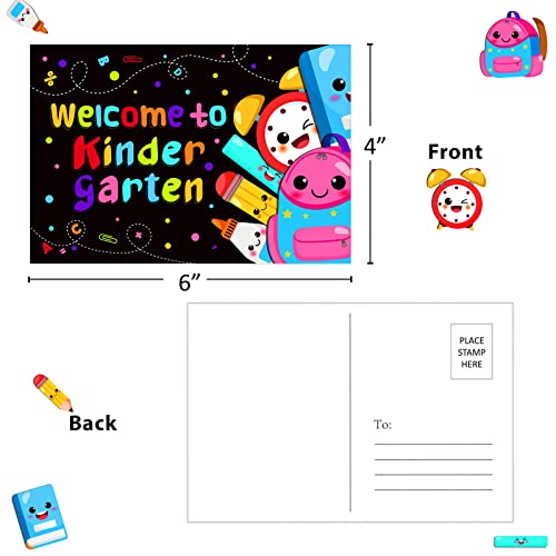 Flyab 36Pcs Welcome To Kindergarten Postcards For Kids From Teacher 4"X6" Welcome Back To School Postcards Welcome To Our Class Postcards Welcome To Kindergarten Preschool Postcards Teacher Supplies Back To School Gifts #TOP2