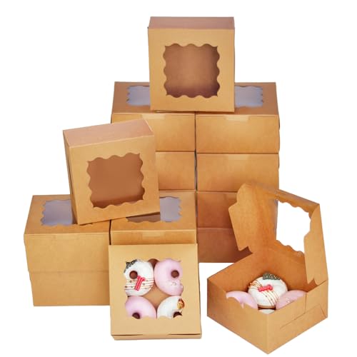 Brown 30-Packs Bakery Boxes