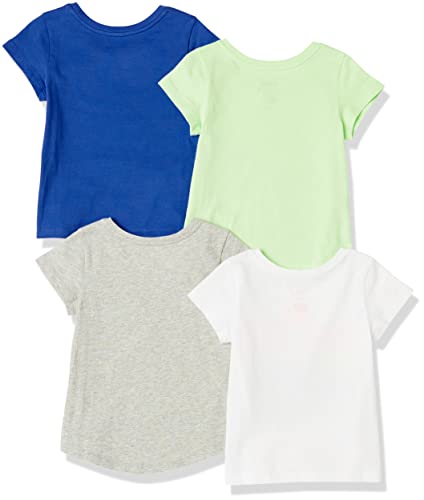 Amazon Essentials Disney | Marvel | Star Wars | Frozen | Princess Girls and Toddlers' Short-Sleeve T-Shirts, Multipacks2