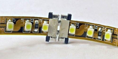 ColorBright - ColorBright No Wire Strip to Strip Easy Solderless Connector for 5/16 inch FlexStrip. Package of 25