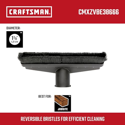 Image of CRAFTSMAN CMXZVBE38666 1-7 /8 in. Floor Brush Wet Dry Shop Vacuum Attachment