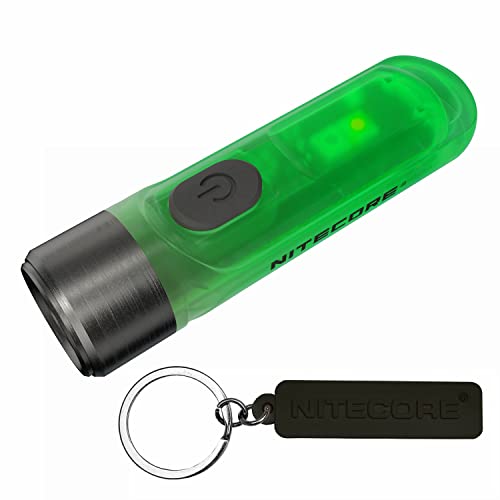 NITECORE Tiki GITD 300 Lumen Luminous Body Rechargeable EDC Keychain Flashlight with NITECORE Tag