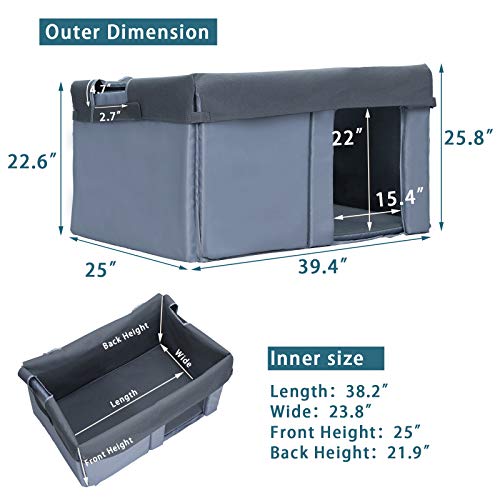 Petsfit Insulation Kit, Suitable For Wooden Dog Houses In 45.6 X 30.9 X 32.1 Inches #TOP2