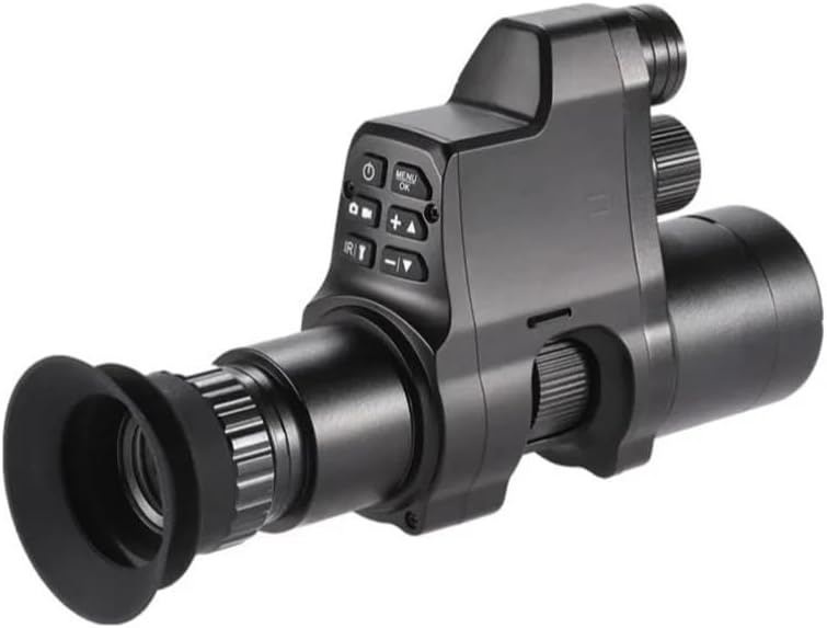 Night Vision Scope – 1080P Digital Infrared Attachment for Rifle Scopes, 850nm & 940nm IR, 4X Zoom, Tactical Hunting Optics, Long Range Night Vision Monocular