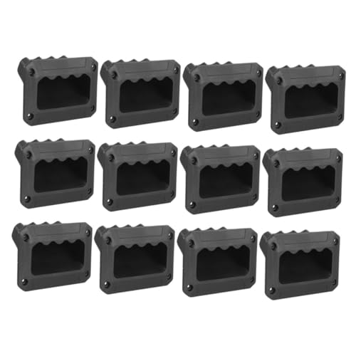 DOITOOL Speaker Handle Replacement 12 Pack Plastic Handles for Cabinet Doors Stage Performance Accessory