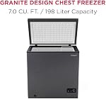 Frigidaire Un congélateur à poitrine profonde, 7 Cu. Ft. Capacité, Granita robuste conception-réglable Thermostat-remorque enduit de vinyle panier-défrouille facile