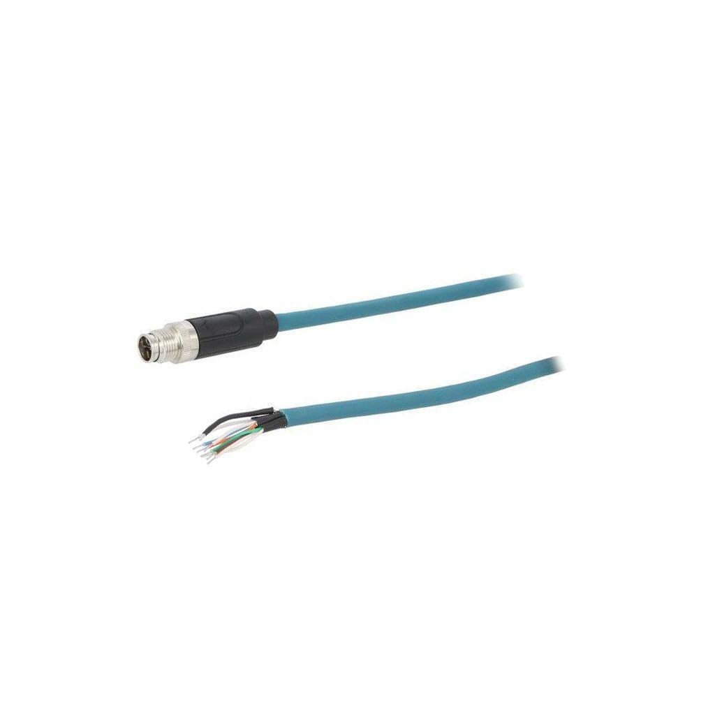 Connecteur mâle M12 code X étanche IP67 à 8 broches pour liaison ProfiNET 48V