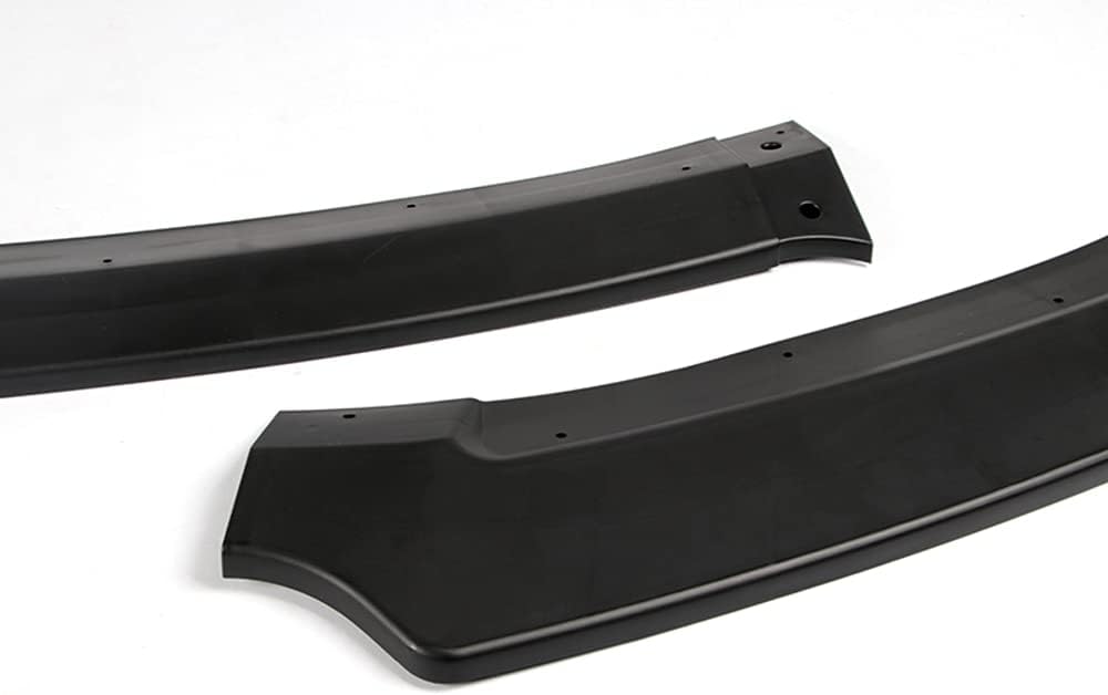 Front Bumper Lip fit for compatible with 2016-2020 Honda Civic, Front Bumper Lip Spoiler Air Chin Body Kit Splitter Unpainted Matt Black ABS, 2017 2018 2019 (SPORT-Style)