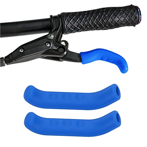Couvercles de Levier de Frein, Manchons en Silicone Anti-dérapants pour Freins, Poignée Prises Universel pour vélo de route, VTT Bicyclette Anti-dérapant...