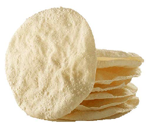 Image of Dry Fruit Hub Fresh Appalam Papad Plain 400gm,Apadam Papadam, Homemade Aplam Paped,Traditional Taste of South Indian Appalam Papad Pack of 400gm