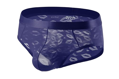 Image of PANTEASY Menswear Lips Designed Frenchie Brief- Dailywear, Soft & Comfortable