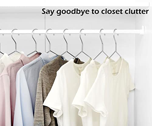 KEETDY 50 Pack Metal Hangers Coat Hangers Heavy Duty Stainless Steel Clothes Hanger for Closet Clothing Shirt Suit Pant 16.4 Inch by KEETDY - Image 7