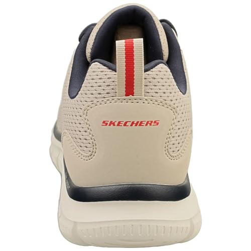 Image of Skechers Men's Track Leshur | Casual, Memory Foam, Machine Washable, Vegan, Lightweight Mesh, Traditional Lace-up