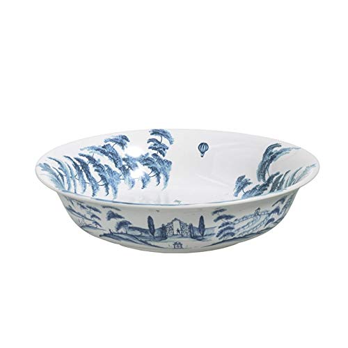 Juliska Country Estate Delft Blue 13" Serving Bowl Kite Fliers #TOP19