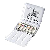 Qualité : les couleurs ont une très bonne solubilité et conviennent à toutes les techniques de peinture à l'aquarelle. Les godets peuvent être facilement remplis avec la peinture tube Hoadam Aquarell.