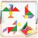 Set de 27Tangram Infantil de Madera Imagen de Set de 27Tangram Infantil de Madera