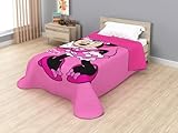 Disney Colcha Bouti Infantil Cama 90, Colcha Ligera Entretiempo (Minnie JE14469VL)