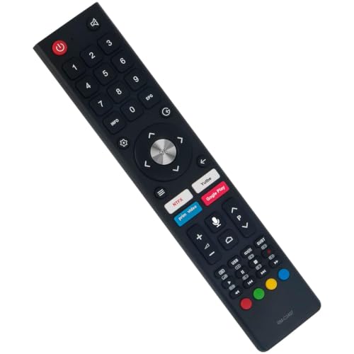 Télécommande vocale RM-C3407 pour TV JVC Android Smart 4K UHD