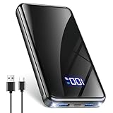 Power Bank,26800mAh Powerbank Schnellladefunktion 22,5W USB-C PD3.0 & QC4.0 Tragbarer Externer HandyAkkus mit LED Display,Kompatibel mit iPhone 16 Pro Max 15 14 13 Galaxy S25 Edge/S24/Tablet Full Size