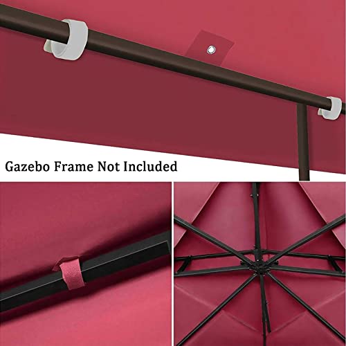 Toldo de repuesto para sombrilla de patio 3x3 5