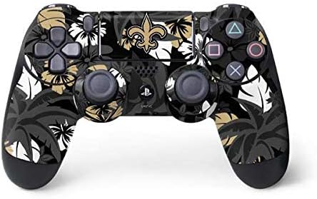 Vista 33 de Skinit Decal Gaming Skin Compatible with PS4 Controller - Officially Licensed NFL New Orleans Saints Double Vision Design Oro