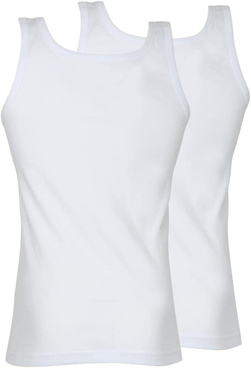 Athena Herren Ts Coton Bio L210 Tanktop (2er Pack)