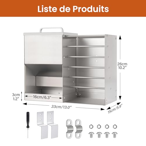 Svauoumu Distributeur automatique 2 en 1 pour lapin, cochon d'Inde, hamster, petit animal – vue 4